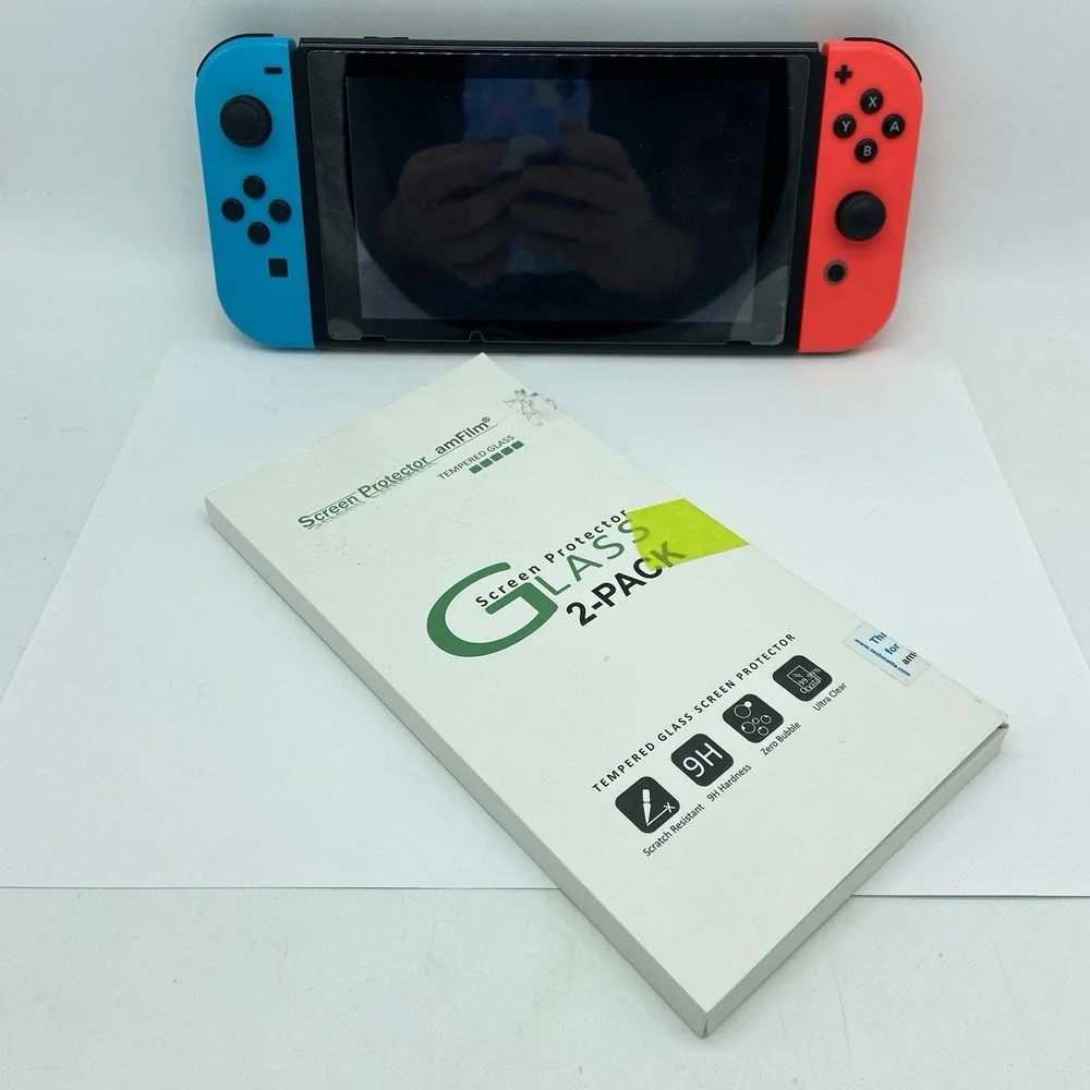 Nintendo Switch Gaming Console Bundle Charging Cord Tested Works